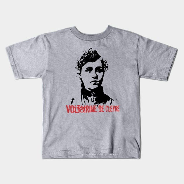 Voltairine de Cleyre Kids T-Shirt by dan89